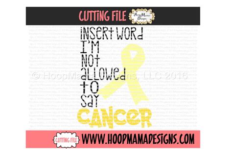 Download Free Insert word I'm not allowed to say cancer Commercial Use Free PSD Mockups