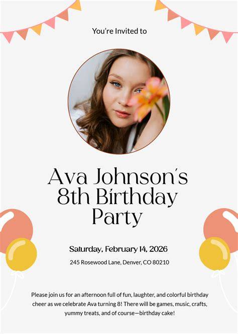 Free Invitation Templates For Birthday
