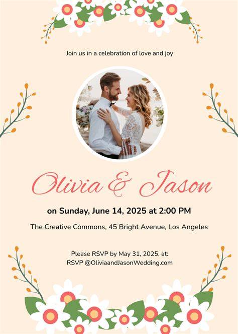 Free Invitation Templates For Weddings