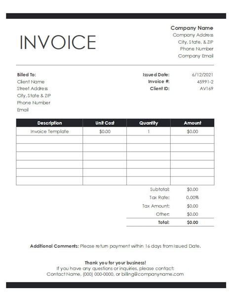 Free Invoice Template Excel Of Invoice Template Uk Excel | Heritagechristiancollege