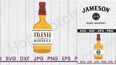 Download Free Irish Whiskey - SVG File, DXF File For Silhouette