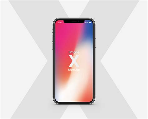 Download Free Isometric Apple iPhone X Mockup PSD Generator