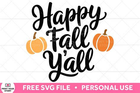 Download Free It's Fall Y'all - SVG file Commercial Use Free PSD Mockups