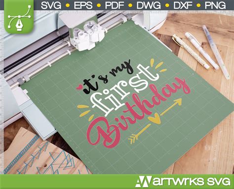 Download Free It's My First Birthday Files For Crafts