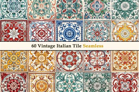 Download Free Italian Tile Patterns Cricut SVG Free PSD Mockups