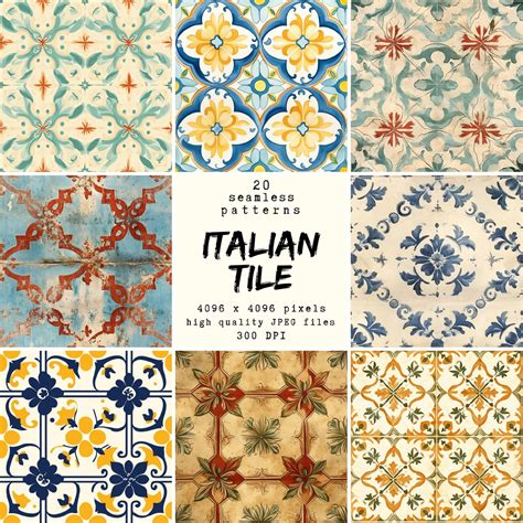 Download Free Italian Tile Patterns Files