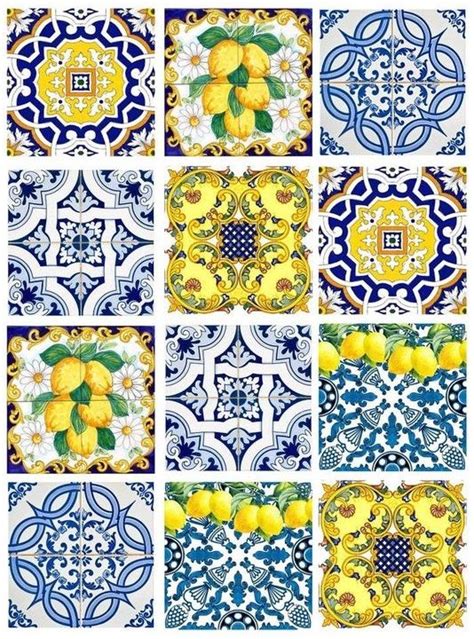 Download Free Italian Tile Patterns Files For Crafts