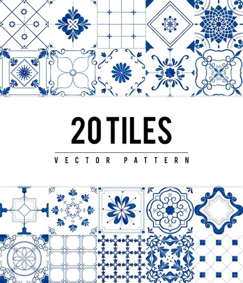 Download Free Italian Tile Patterns Silhouette Free PSD Mockups