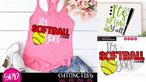 Download Free Its Softball Yall svg Files DXF Files