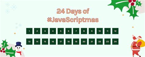 Free Javascript Advent Calendar