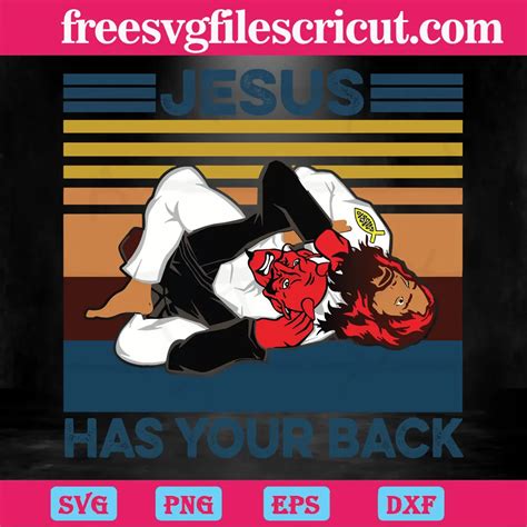 Download Free Jesus Has Your Back Cut Files