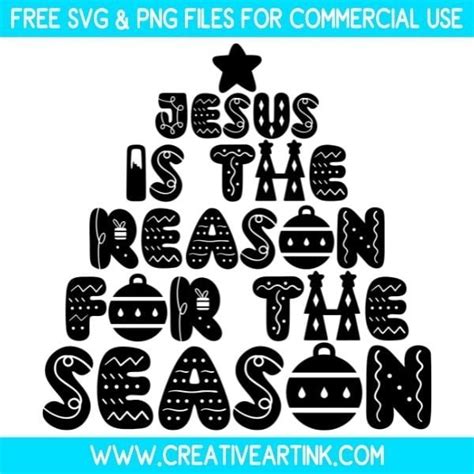 Download Free Jesus Is The Reason For The Season Files For Crafts