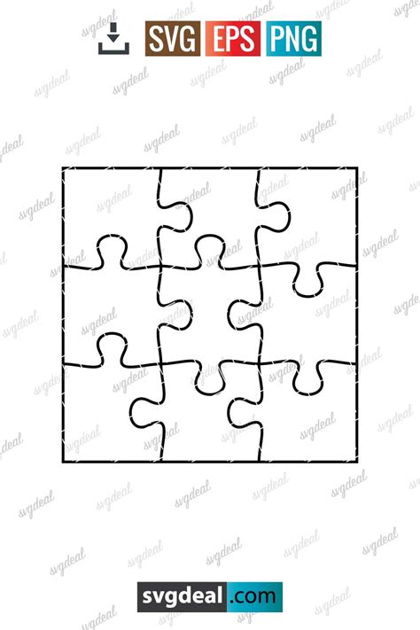 Download Free Jigsaw Puzzles SVG Bundle Easy Edite