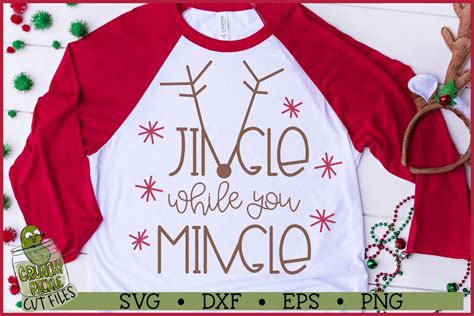 Download Free Jingle While You Mingle SVG File Cut Files