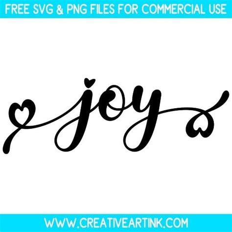Download Free Joy SVG Cutting Files For Crafts