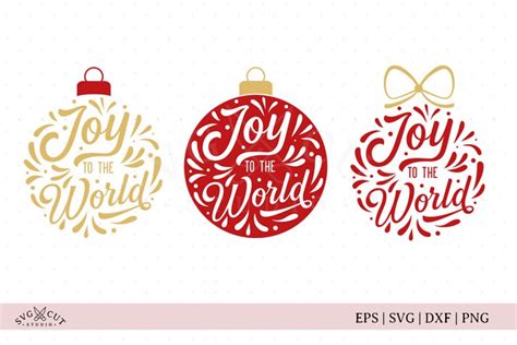 Download Free Joy To The World SVG Files
