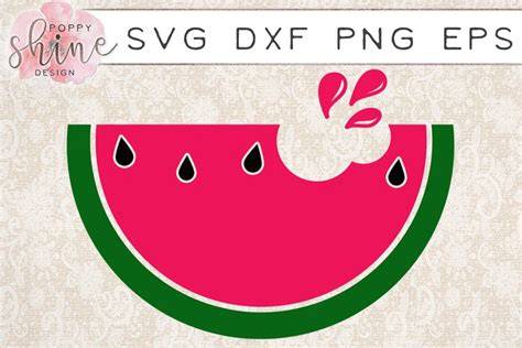 Download Free Juicy Watermelon - SVG File, DXF File DXF Files