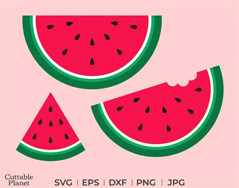 Download Free Juicy Watermelon - SVG File, DXF File For Cricut