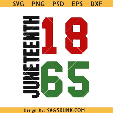 Download Free Juneteenth 1865 SVG Files