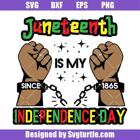 Download Free Juneteenth 1865 SVG Printable