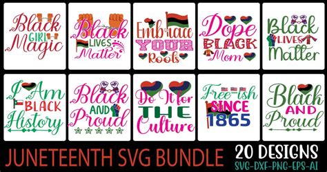 Download Free Juneteenth SVG Cut Images