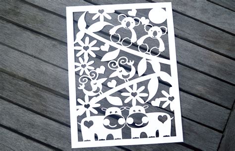 Download Free Jungle Paper Cut SVG / DXF / EPS Files Cut Files