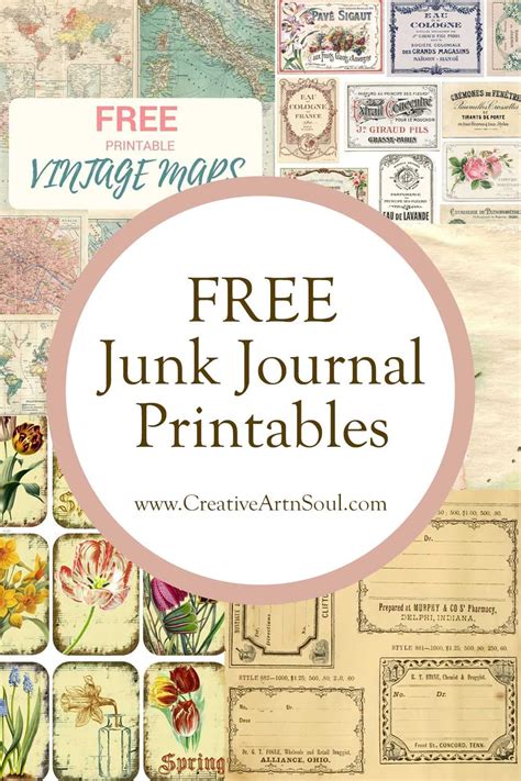Free Junk Journal Vintage Printables
