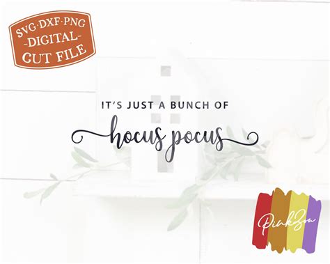 Download Free Just A Bunch Of Hocus Pocus Commercial Use DXF Files