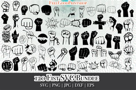 Download Free Justice Fist SVG Cut File Crafts
