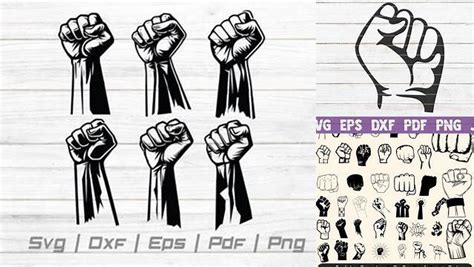 Download Free Justice Fist SVG Cut File Files For Crafts