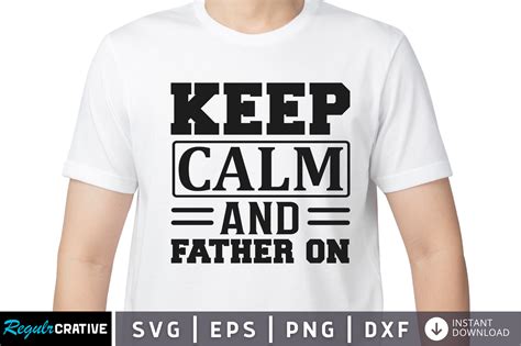 Download Free Keep Calm And Father On DXF Files