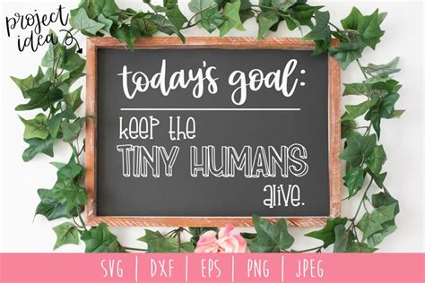 Download Free Keep the tiny humans alive DXF Files