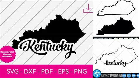 Download Free Kentucky State-Map Rainbow-LGBT Pride Files