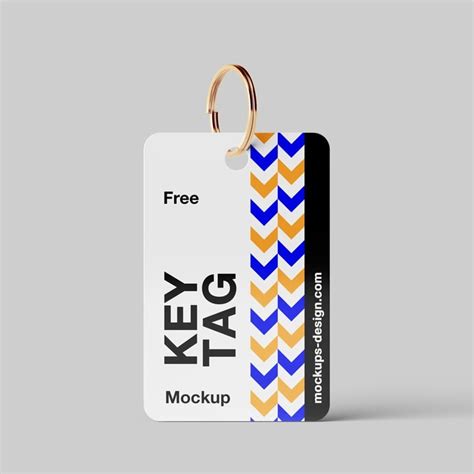 Download Free Key Tag Mockup PSD Generator