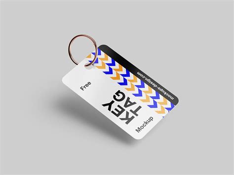 Download Free Key Tag Mockup PSD for Branding