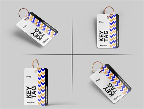 Download Free Key Tags Mockup PSD Yellowimages