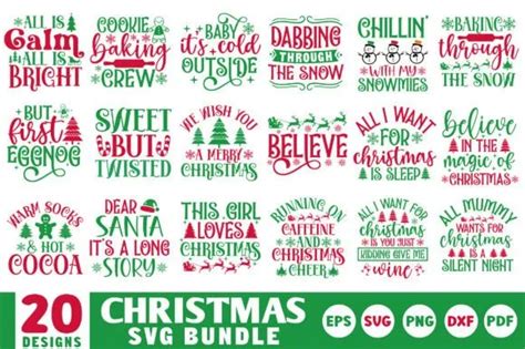Download Free Kid Child Christmas SVG Bundle Cut Files