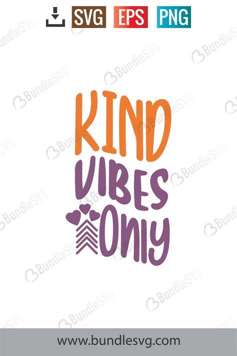 Download Free Kind vibes only svg Files Free PSD Mockups