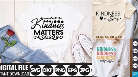 Download Free Kindness Matters SVG File Cut Files