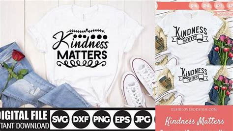 Download Free Kindness Matters SVG File Files For Crafts