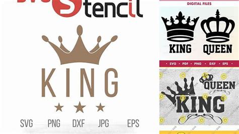 Download Free King And Queen SVG Files
