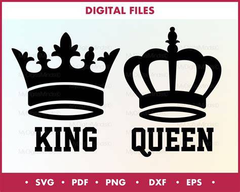 Download Free King Queen SVG For Crafts