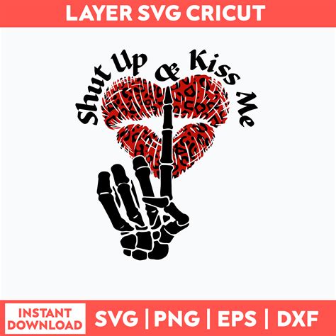 Download Free Kiss Me - SVG File, DXF File Files DXF Files