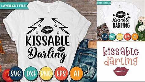 Download Free Kissable darling For Crafts