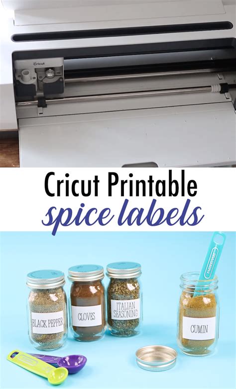 Download Free Kitchen Labels for Cricut Machine