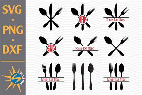 Download Free Kitchen Monogram SVG, PNG, DXF Digital Files Include Cricut SVG DXF Files