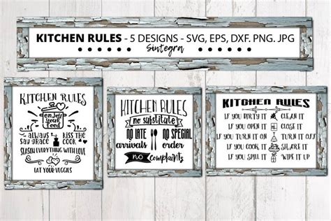 Download Free Kitchen Rules svg Files Free PSD Mockups