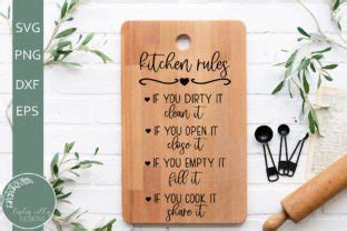 Download Free Kitchen Rules svg For Crafts