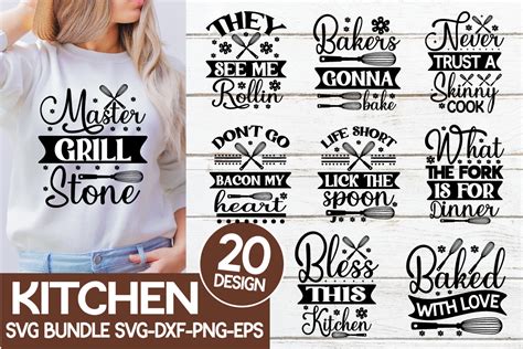 Download Free Kitchen SVG Bundle, Kitchen, Kitchen T shirt Files DXF Files