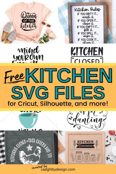 Download Free Kitchen SVG For Cricut